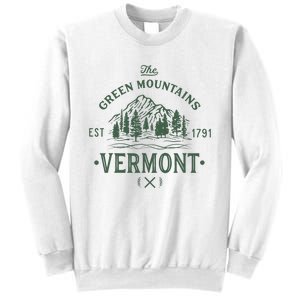 Green Mountains Vermont Vacation Sweatshirt