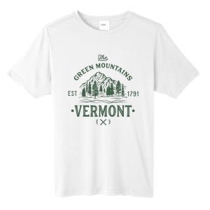 Green Mountains Vermont Vacation Tall Fusion ChromaSoft Performance T-Shirt