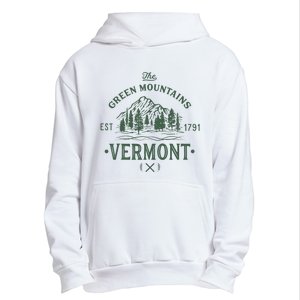 Green Mountains Vermont Vacation Urban Pullover Hoodie