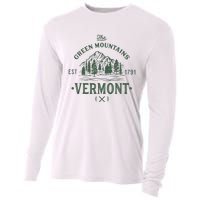 Green Mountains Vermont Vacation Cooling Performance Long Sleeve Crew