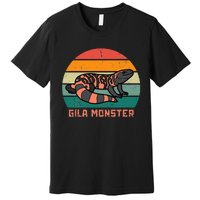 Gila Monster Vintage Sunset Gila Monster Premium T-Shirt