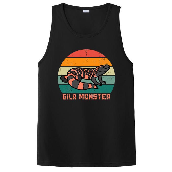 Gila Monster Vintage Sunset Gila Monster PosiCharge Competitor Tank