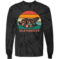 Gila Monster Vintage Sunset Gila Monster Tie-Dye Long Sleeve Shirt