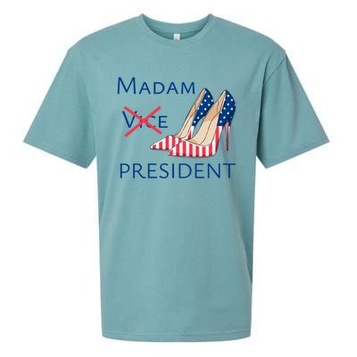 Ggt Madam Vice President Kamala Harris 2024 Election Support Cute Gift Sueded Cloud Jersey T-Shirt