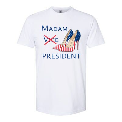 Ggt Madam Vice President Kamala Harris 2024 Election Support Cute Gift Softstyle CVC T-Shirt