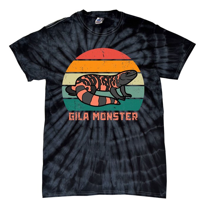 Gila Monster Vintage Sunset Tie-Dye T-Shirt