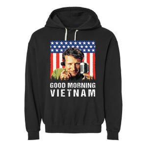 Good Morning Vietnam, Famous Quote Movies 1980s Garment-Dyed Fleece Hoodie