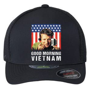 Good Morning Vietnam, Famous Quote Movies 1980s Flexfit Unipanel Trucker Cap