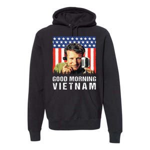 Good Morning Vietnam, Famous Quote Movies 1980s Premium Hoodie