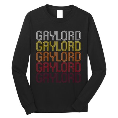 Gaylord Mn Vintage Style Minnesota Long Sleeve Shirt