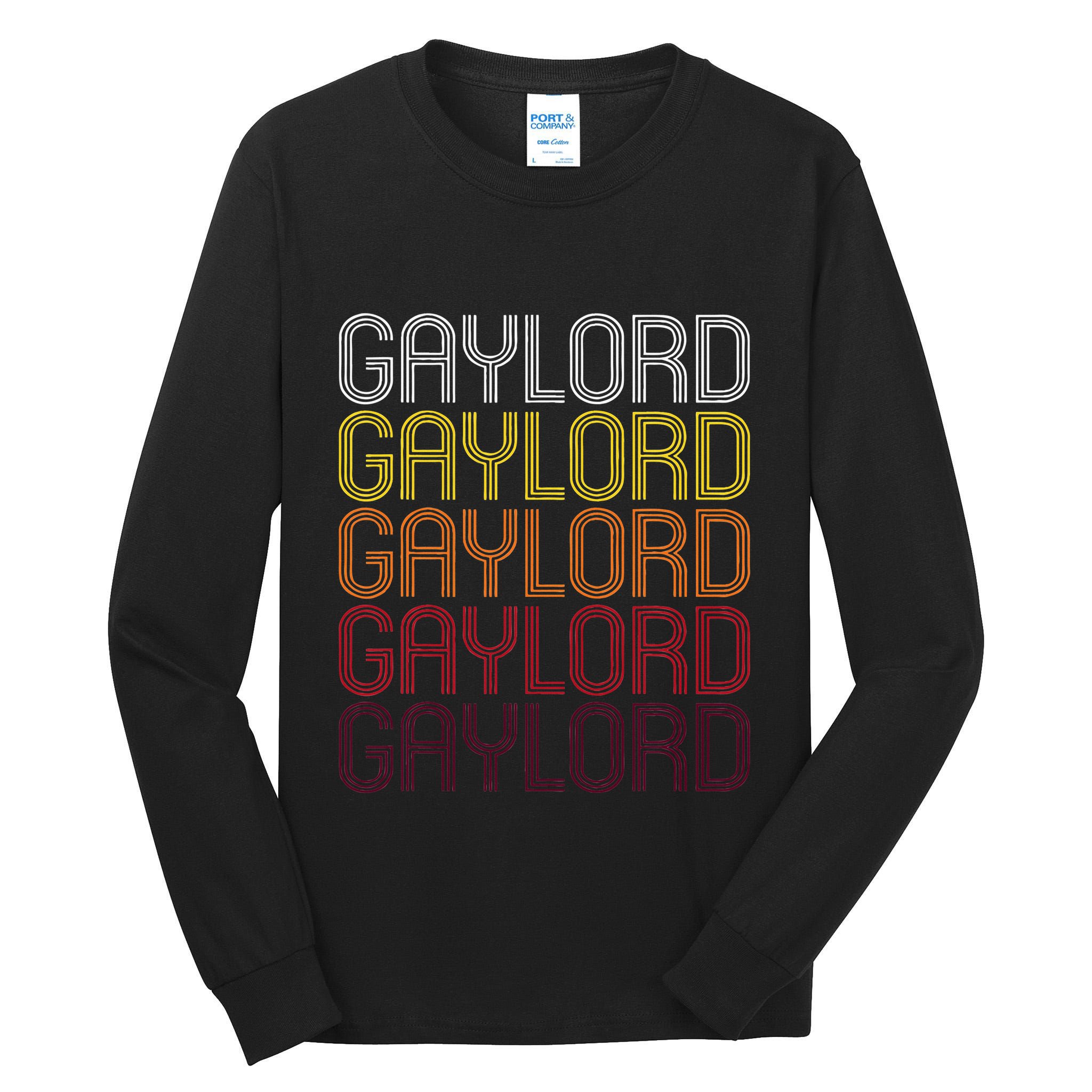 Gaylord Mn Vintage Style Minnesota Tall Long Sleeve T-Shirt