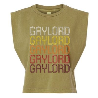 Gaylord Mn Vintage Style Minnesota Garment-Dyed Women's Muscle Tee