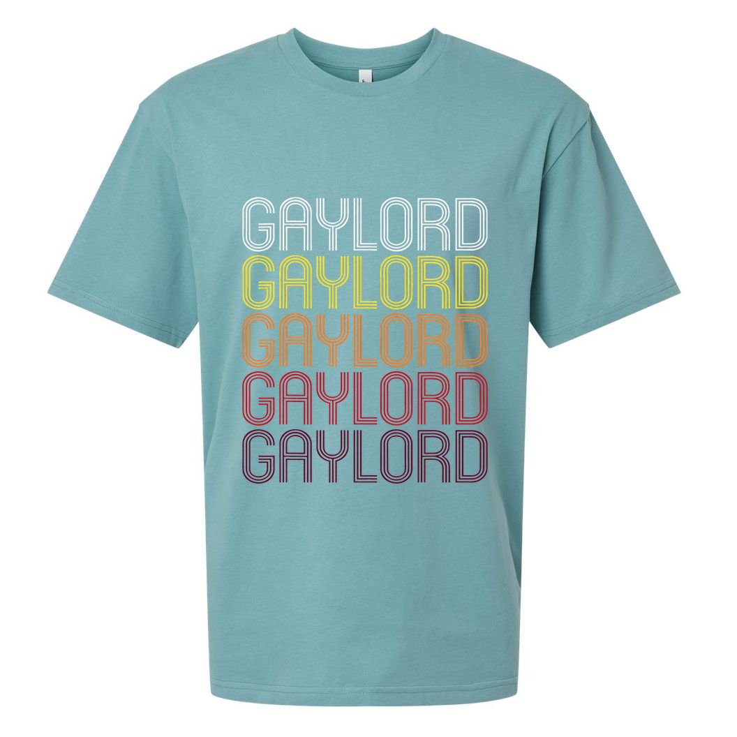 Gaylord Mn Vintage Style Minnesota Sueded Cloud Jersey T-Shirt