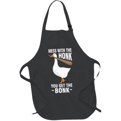 Goose Mess With The Honk You Get The Bonk Apron