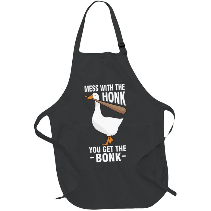 Goose Mess With The Honk You Get The Bonk Apron