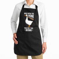 Goose Mess With The Honk You Get The Bonk Apron
