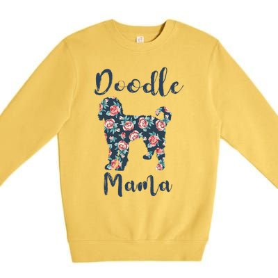 Goldendoodle Mom Women Doodle Mama Mother Day Gift Premium Crewneck Sweatshirt