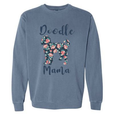 Goldendoodle Mom Women Doodle Mama Mother Day Gift Garment-Dyed Sweatshirt