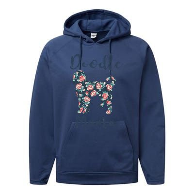 Goldendoodle Mom Women Doodle Mama Mother Day Gift Performance Fleece Hoodie