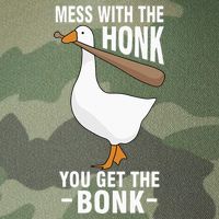 Goose Mess With The Honk You Get The Bonk Legacy Tie Dye Trucker Hat