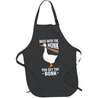 Goose Mess With The Honk You Get The Bonk Apron