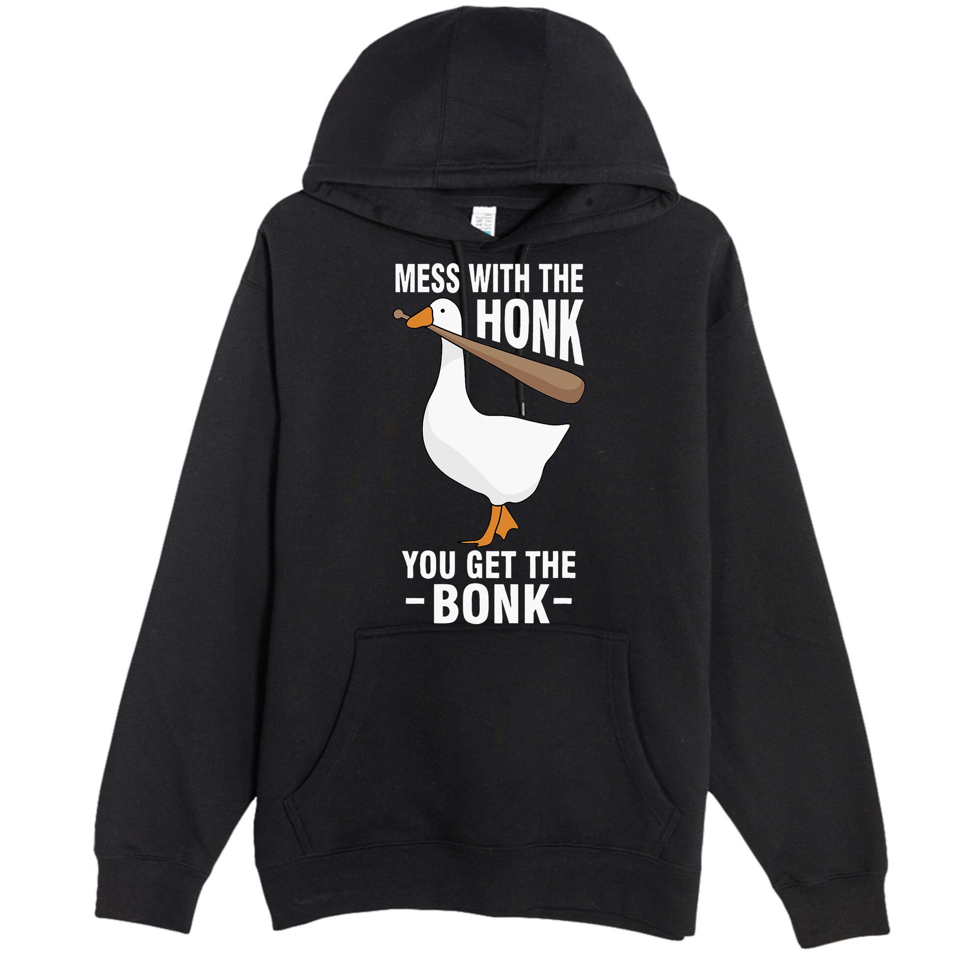 Goose Mess With The Honk You Get The Bonk Premium Pullover Hoodie