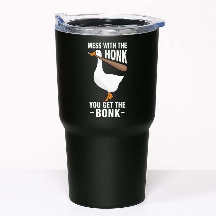 Goose Mess With The Honk You Get The Bonk Tumbler