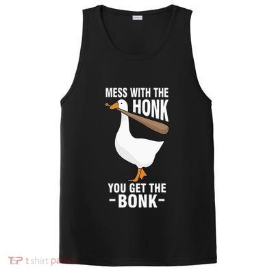 Goose Mess With The Honk You Get The Bonk PosiCharge Competitor Tank