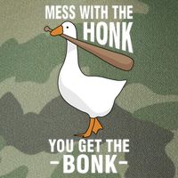 Goose Mess With The Honk You Get The Bonk Legacy Tie Dye Trucker Hat