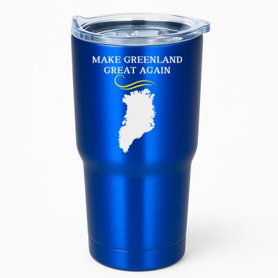 Greenland Map With Trump Hair Make Greenland Great Again Tumbler