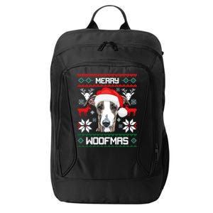 Greyhound Merry Woofmas Gift For Christmas Clothes Xmas Cool Gift City Backpack