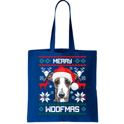 Greyhound Merry Woofmas Gift For Christmas Clothes Xmas Cool Gift Tote Bag