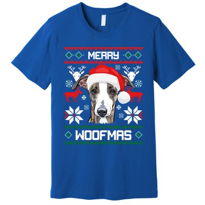 Greyhound Merry Woofmas Gift For Christmas Clothes Xmas Cool Gift Premium T-Shirt