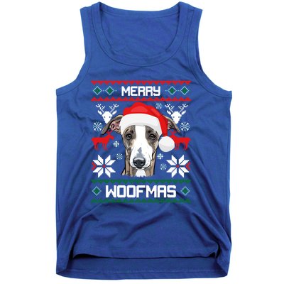 Greyhound Merry Woofmas Gift For Christmas Clothes Xmas Cool Gift Tank Top