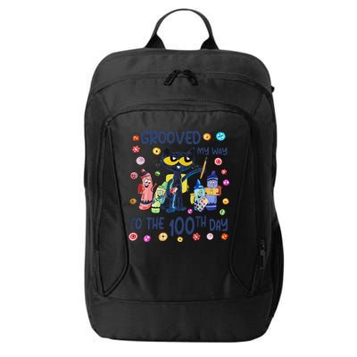 Grooved My Way To The 100th Day Pete Cat 100 Days Of School City Backpack