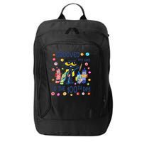 Grooved My Way To The 100th Day Pete Cat 100 Days Of School City Backpack