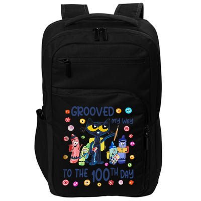 Grooved My Way To The 100th Day Pete Cat 100 Days Of School Impact Tech Backpack