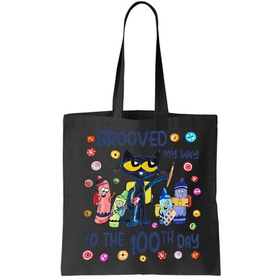 Grooved My Way To The 100th Day Pete Cat 100 Days Of School Bag