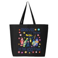 Grooved My Way To The 100th Day Pete Cat 100 Days Of School 25L Jumbo Tote
