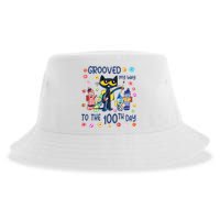 Grooved My Way To The 100th Day Pete Cat 100 Days Of School Sustainable Bucket Hat