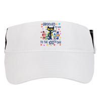 Grooved My Way To The 100th Day Pete Cat 100 Days Of School Adult Drive Performance Visor