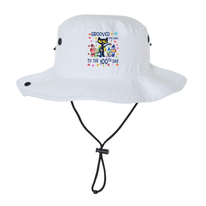 Grooved My Way To The 100th Day Pete Cat 100 Days Of School Bucket Hat