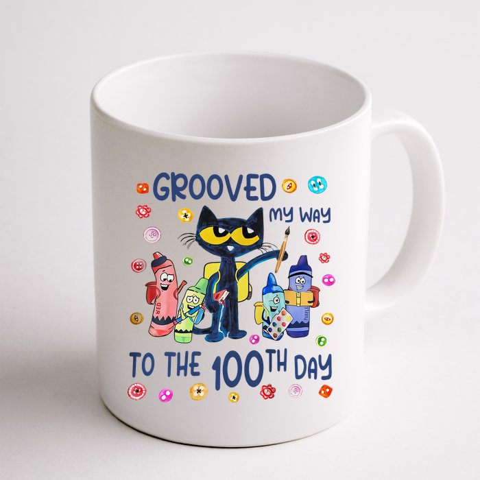 Grooved My Way To The 100th Day Pete Cat 100 Days Of School Mug
