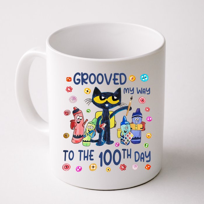 Grooved My Way To The 100th Day Pete Cat 100 Days Of School Mug