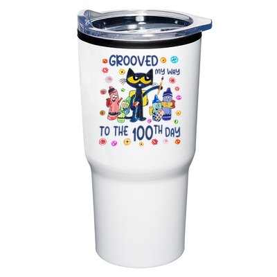 Grooved My Way To The 100th Day Pete Cat 100 Days Of School Tumbler