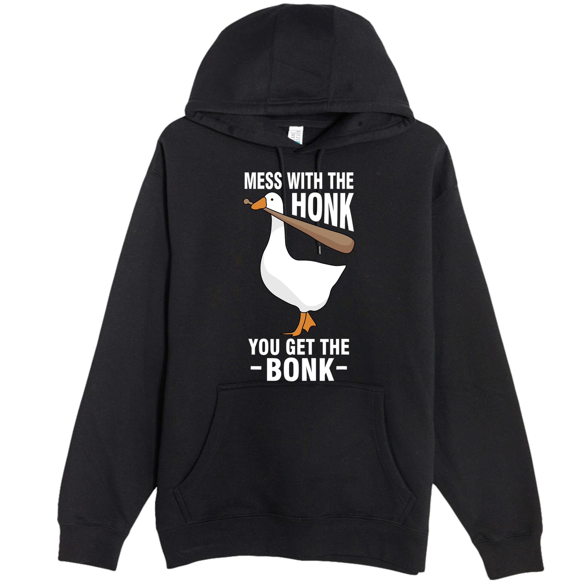 Goose Mess With The Honk You Get The Bonk Premium Pullover Hoodie