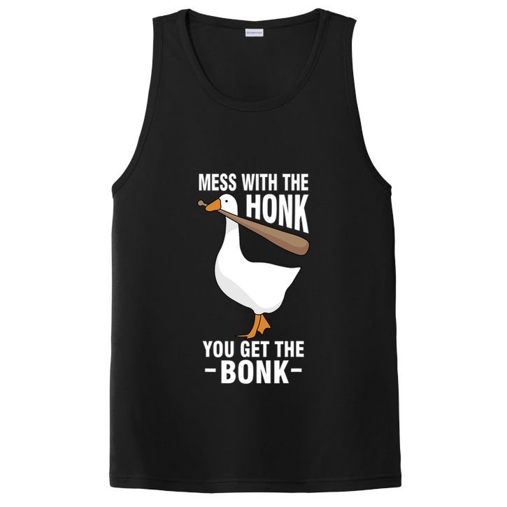 Goose Mess With The Honk You Get The Bonk PosiCharge Competitor Tank