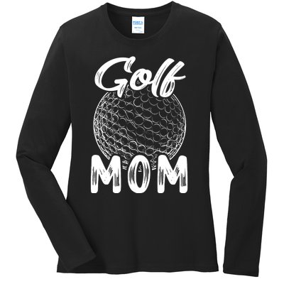 Golf Mom Wo Golfer Golf Ball Player Family Matching Set Ladies Long Sleeve Shirt