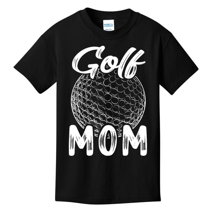 Golf Mom Wo Golfer Golf Ball Player Family Matching Set Kids T-Shirt