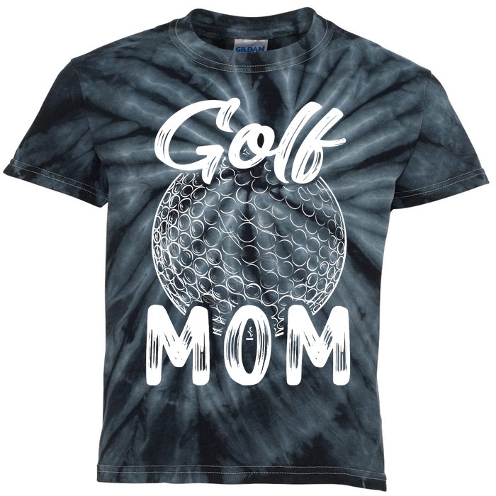 Golf Mom Wo Golfer Golf Ball Player Family Matching Set Kids Tie-Dye T-Shirt